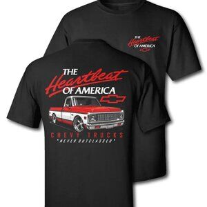 Chevy Trucks Gildan Tee Heartbeat of America Red Legend T-Shirt